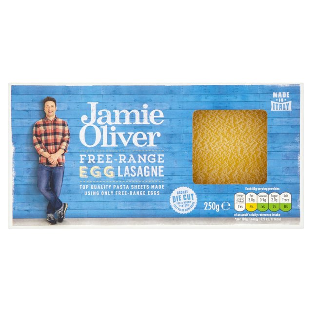 Jamie Oliver Free-Range Egg Lasagne Sheets, 250g