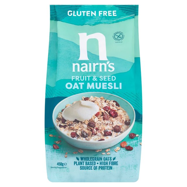 Nairn’s Gluten Free Fruit & Seed Oat Muesli, 450g