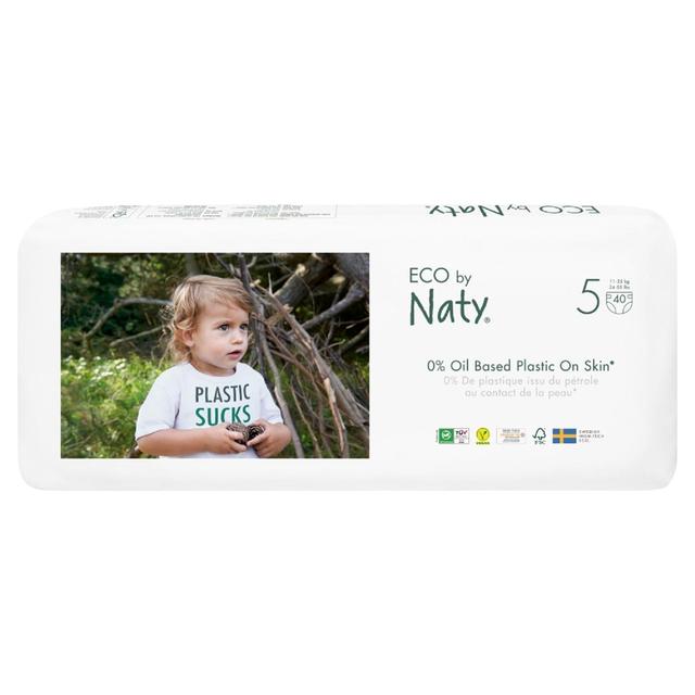 Eco by Naty Nappies, Size 5, 11-25kg, Size 5, 11-25kg