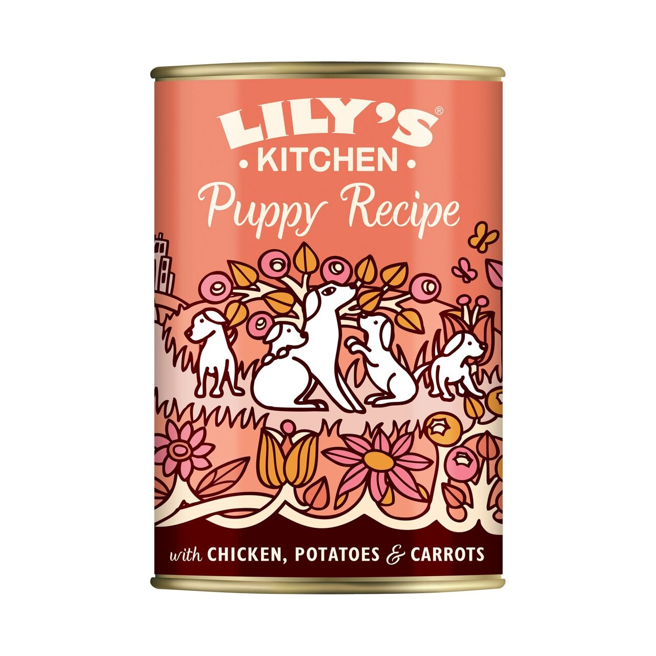 An image of Lily's Kitchen Perfectly Puppy Wet Food with Chicken