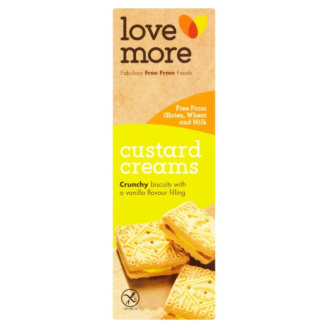Lovemore Free From Custard Creams, 110g