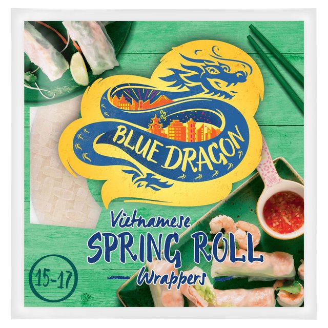 Blue Dragon Spring Roll Wrappers, 134g