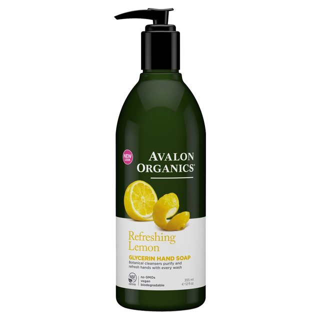 Avalon Organic Lemon Glycerin Hand Soap, Vegan, 355ml