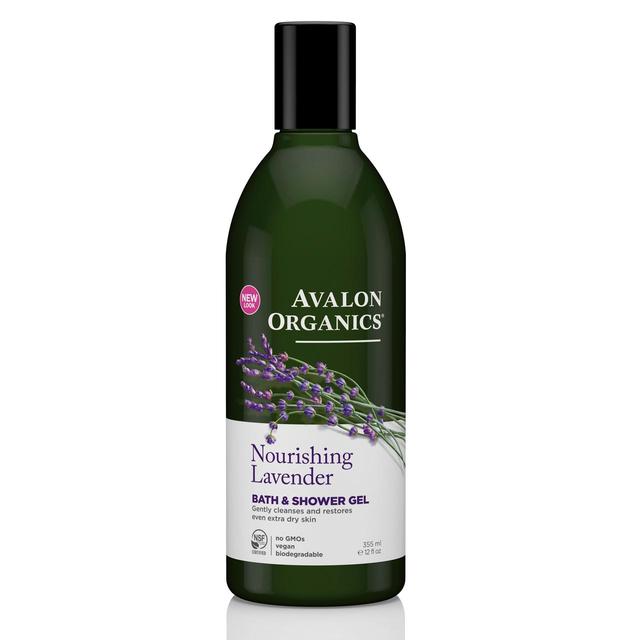 Avalon Organic Lavender Bath & Shower Gel, Vegan, 355ml