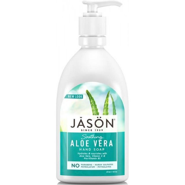 Jason Vegan Aloe Vera Liquid Satin Soap Pump, 480ml