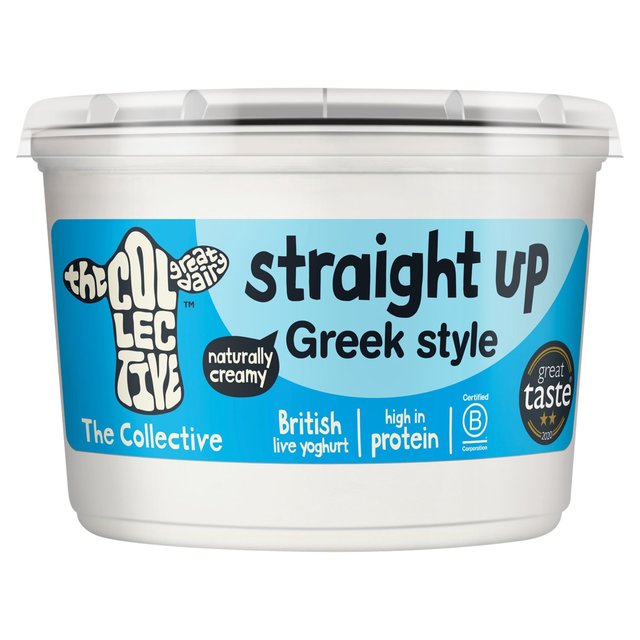 The Collective Straight Up Unsweetened Yoghurt, 450g