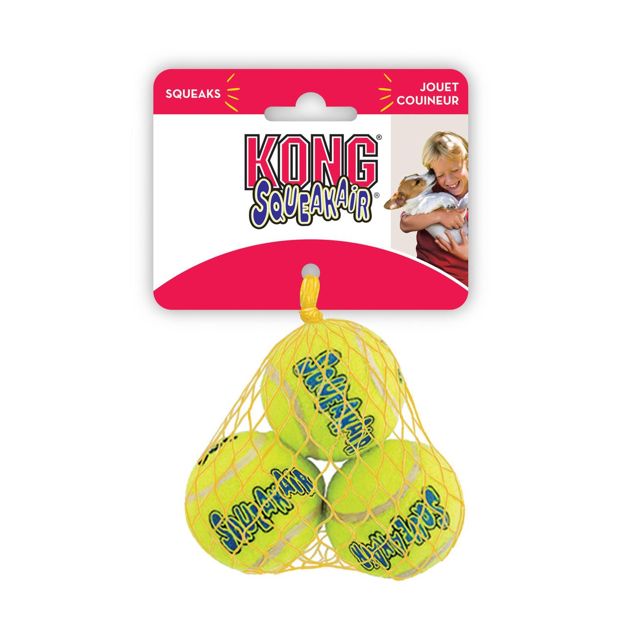 An image of Air Kong Squeakers Tennis Balls X Small