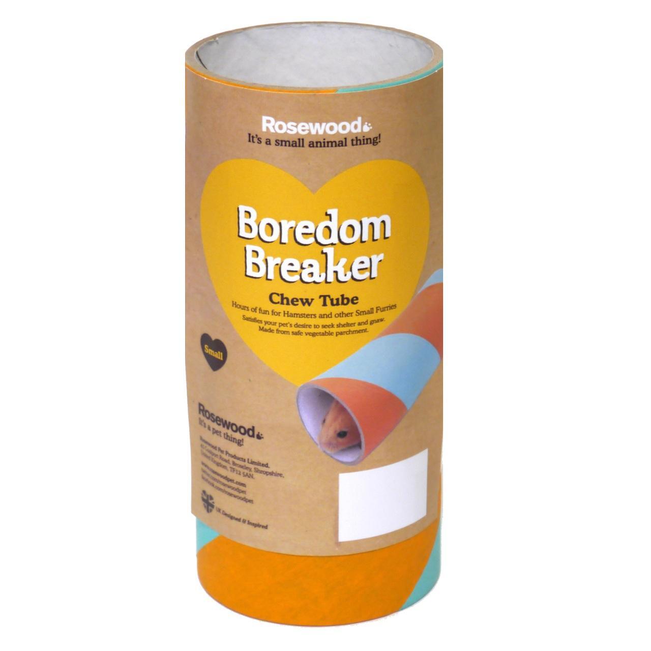 An image of Rosewood Boredom Breaker Hamster Small Cardboard Tube