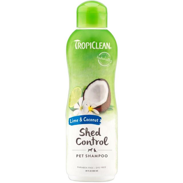 Tropiclean Deshedding Lime & Coconut Pet Shampoo for Dogs, 592ml
