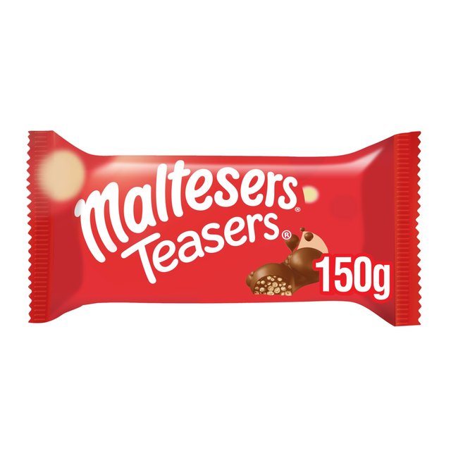 Maltesers Teasers Milk Chocolate & Honeycomb Block Sharing Bar 150g
