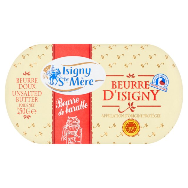 Isigny Ste Mre Unsalted Butter, 250g