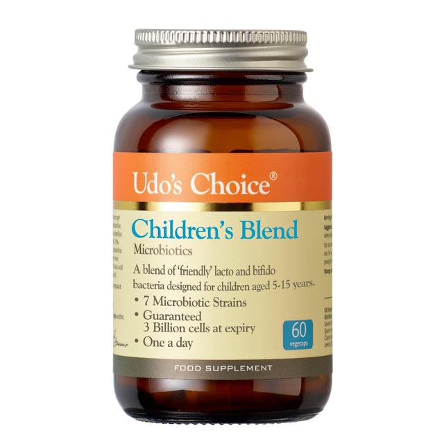 Udo’s Choice Kid’s Blend Microbiotics Supplement Vegetable Capsules 5-15Years