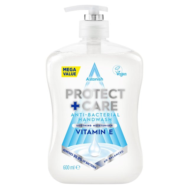 Astonish Protect & Care Anti Bacterial Handwash Moisture, 600ml