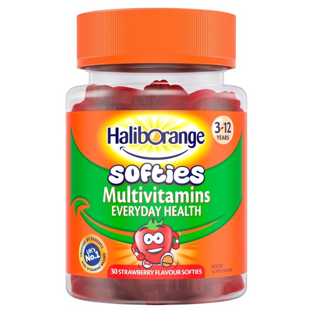 Haliborange Kid’s Softies Multivitamins Strawberry Gummies 3-12 Years