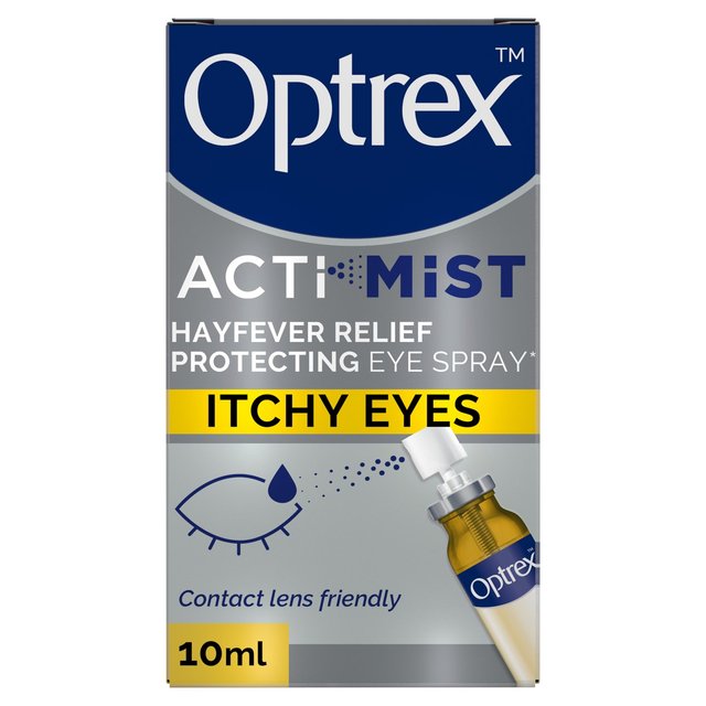 Optrex ActiMist Double Action Spray Itchy Watery Eyes, 10ml