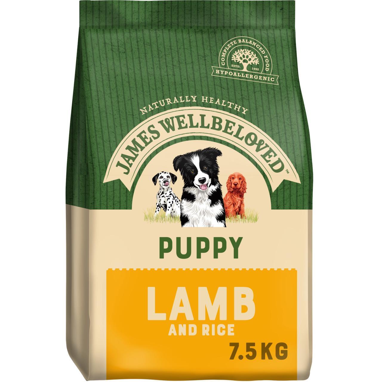 An image of James Wellbeloved Puppy Lamb & Rice