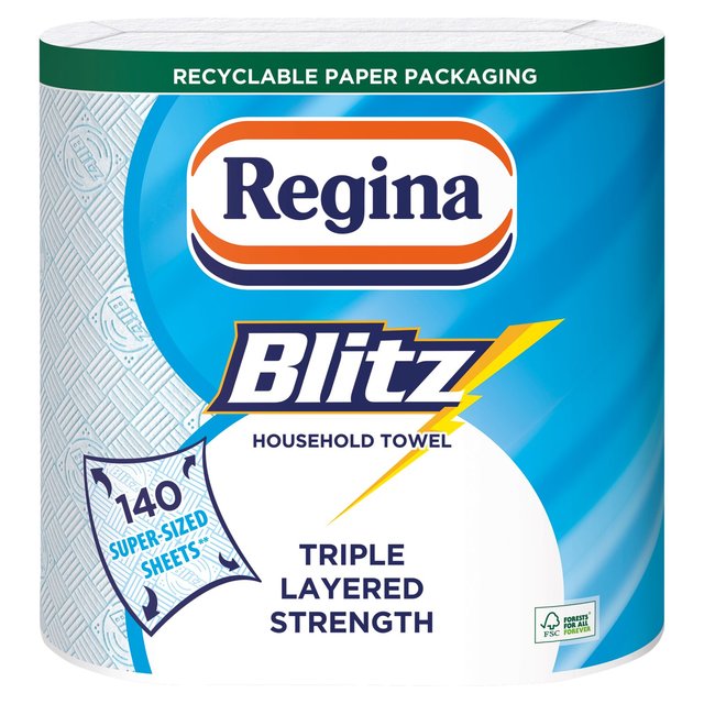 Regina Blitz Household Towel, 2 per Pack
