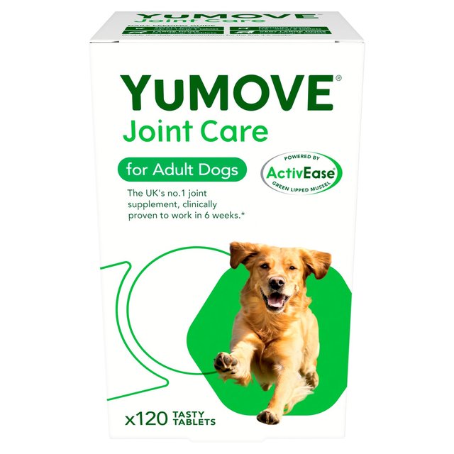 YuMOVE Dog Triple Action Joint Supplement, One Size, 120 Per Pack