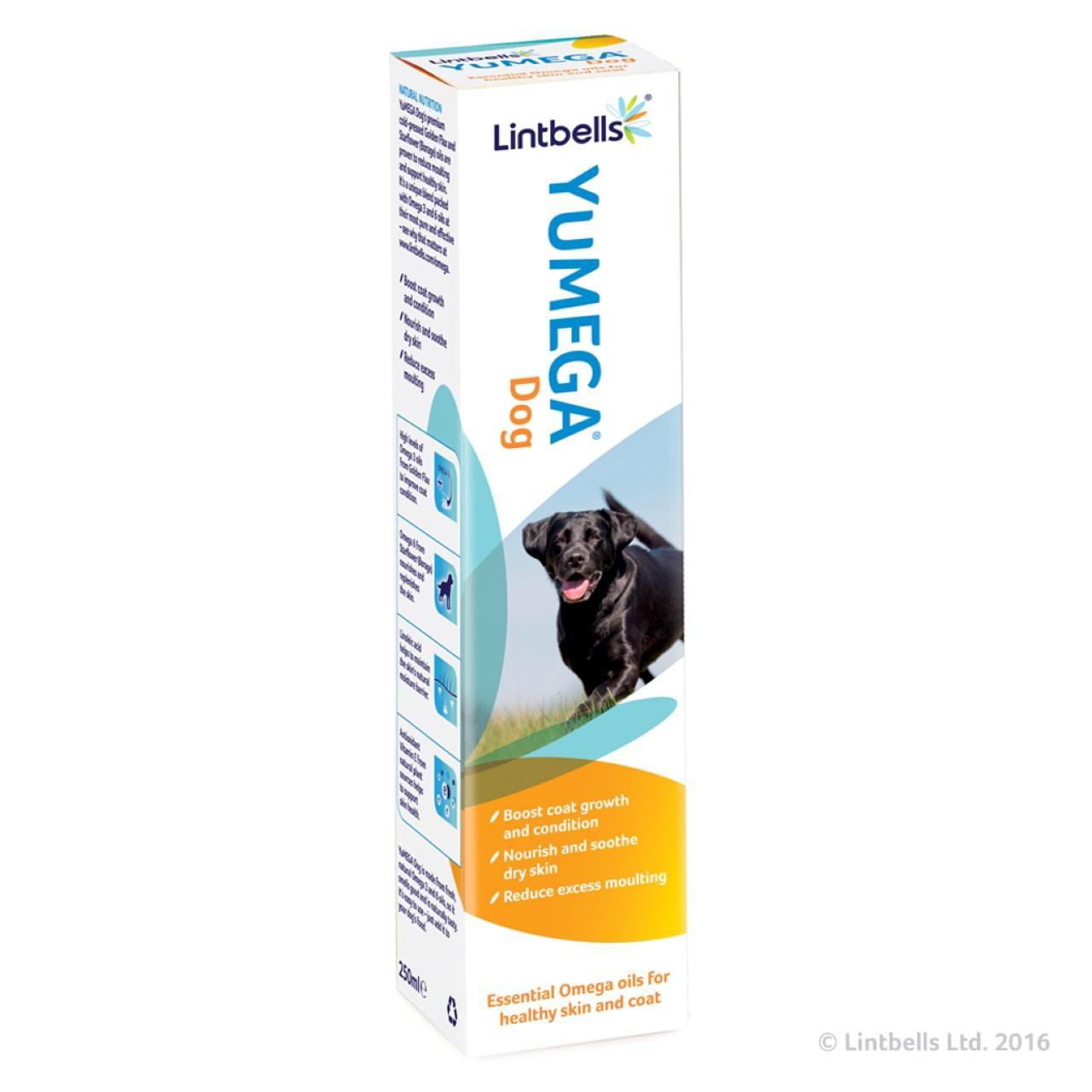 An image of YuMEGA dog supplement to improve skin & coat condition