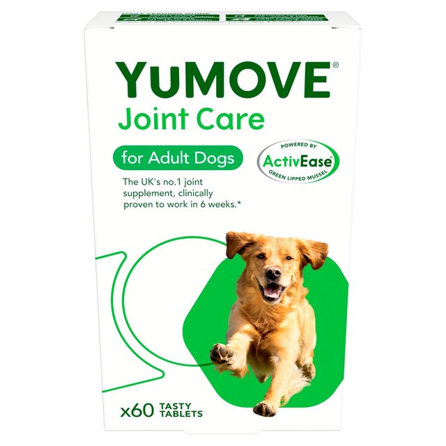 YuMOVE Dog Triple Action Joint Supplement, One Size, 60 Per Pack