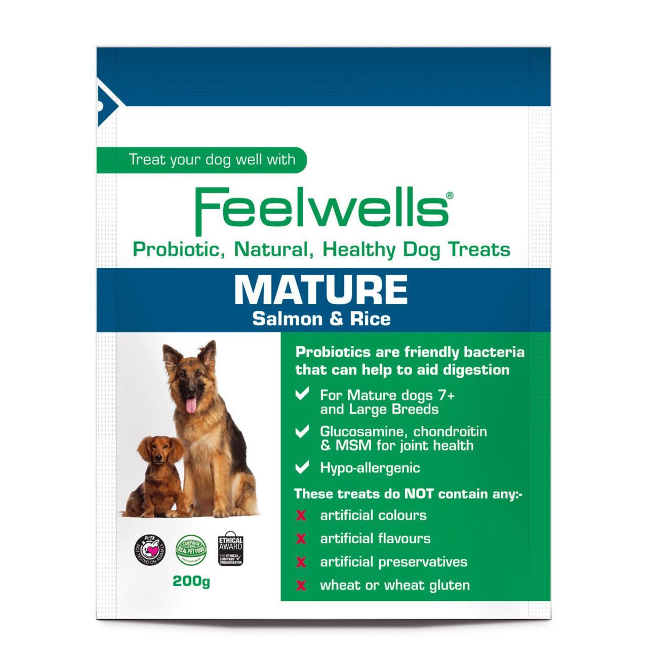An image of Feelwells Probiotic Mature Dog Treats