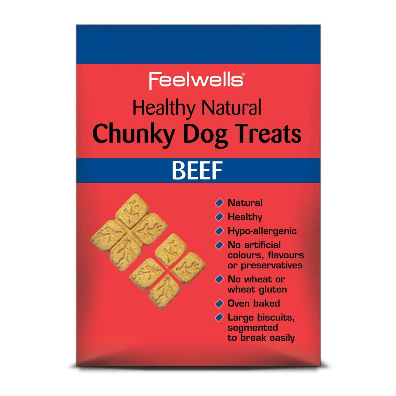 An image of Feelwells Chunky Treats Beef