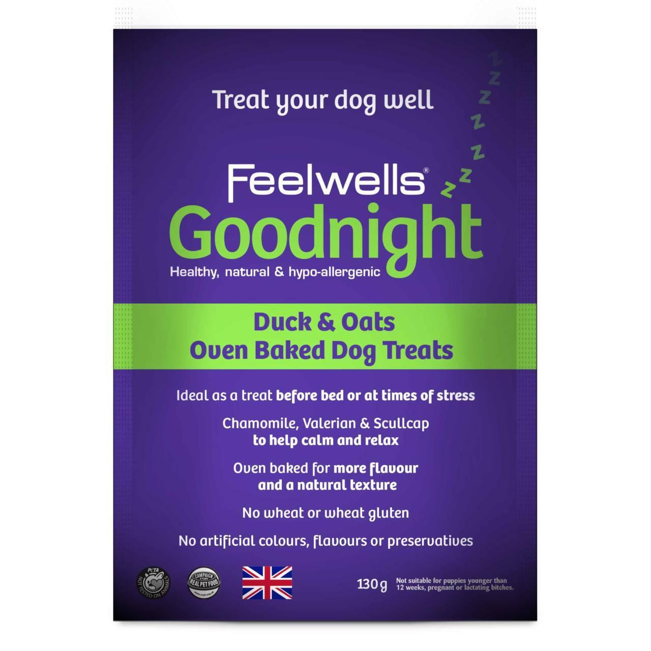 An image of Feelwells Benefits Goodnight Dog Treats