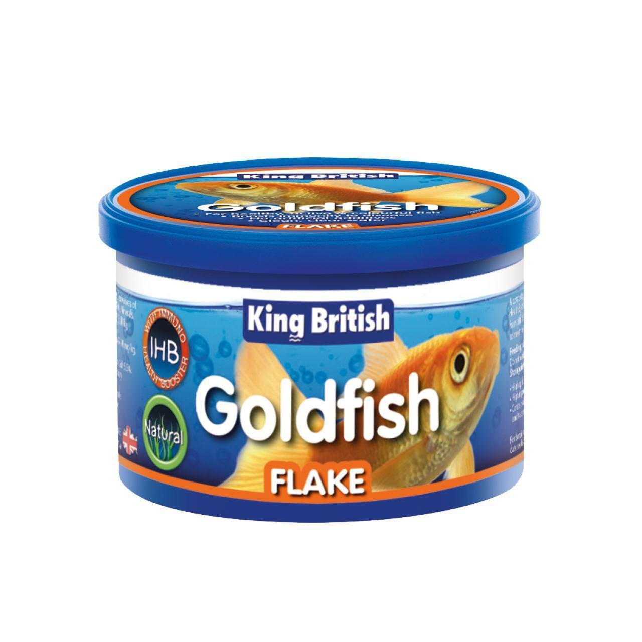An image of King British Goldfish Flake