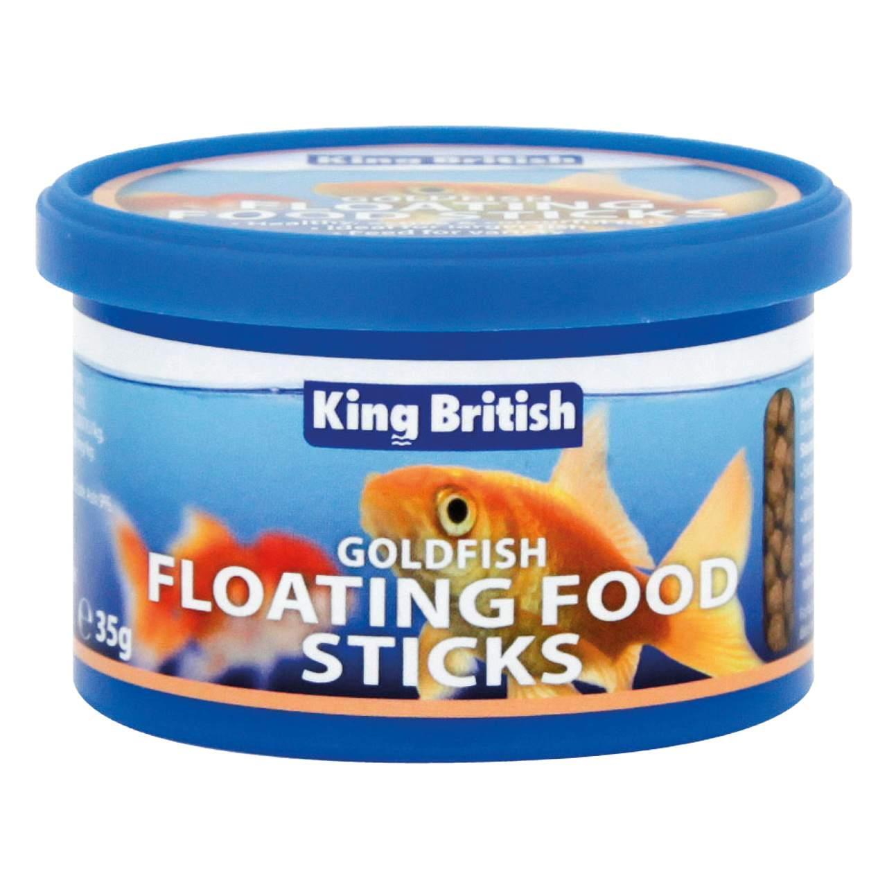 An image of King British Goldfish Floating Food Sticks