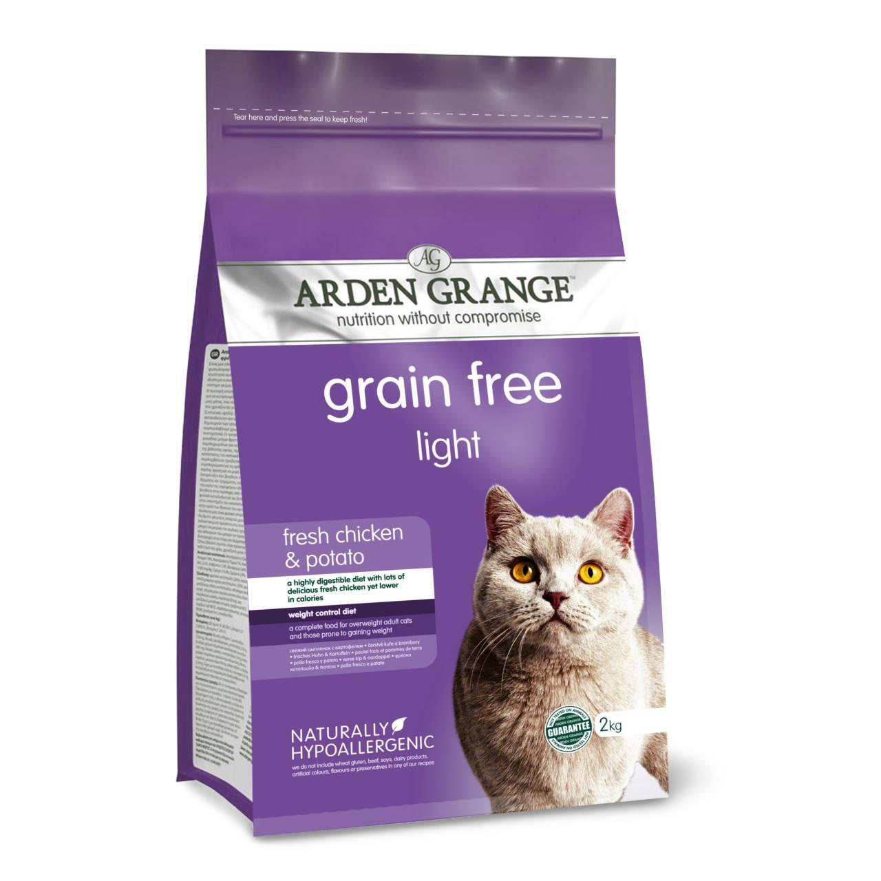 An image of Arden Grange Adult Light Dry Cat Food