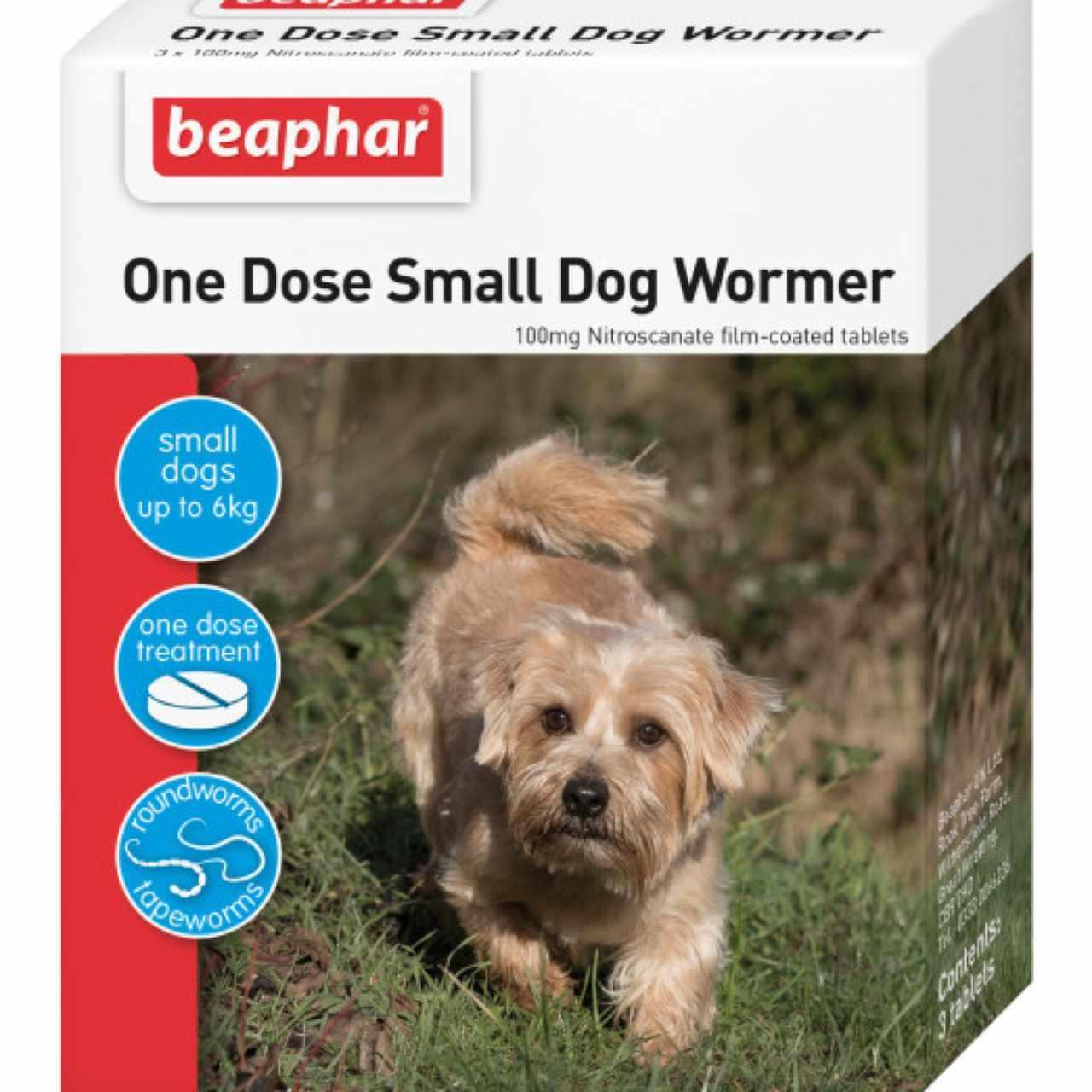 An image of Beaphar One Dose Wormer For Small Dogs
