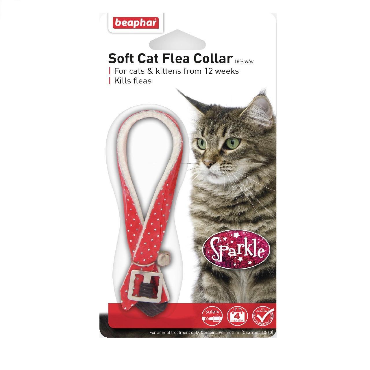 An image of Beaphar Soft Sparkle Cat Flea Collar