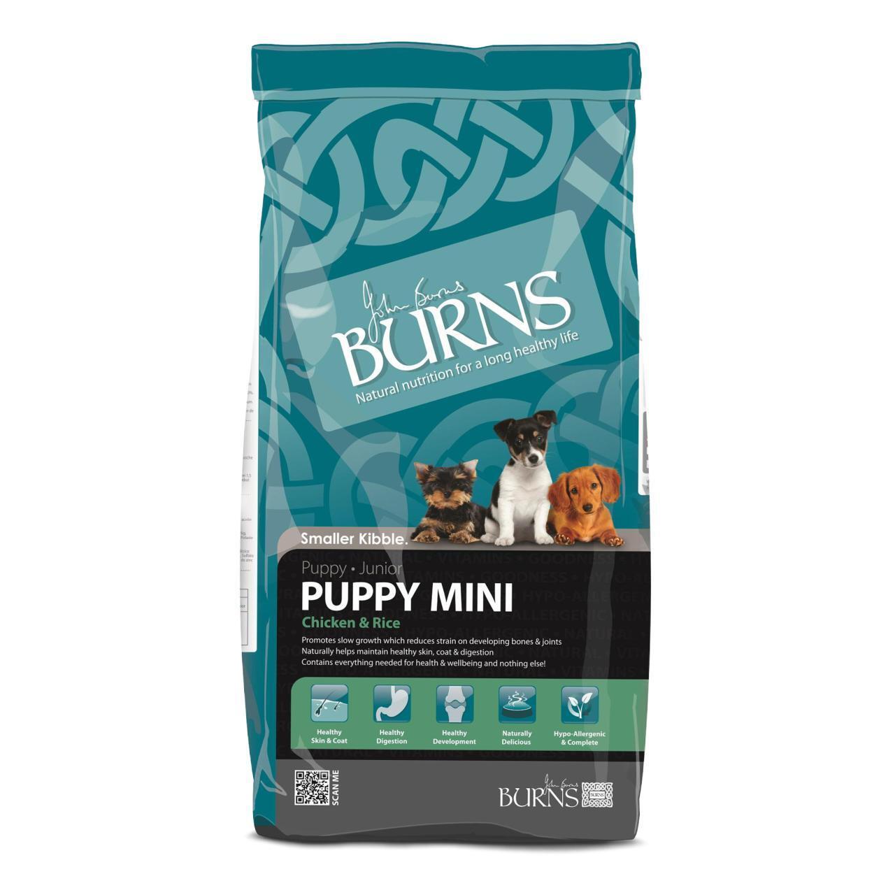 An image of Burns Puppy Mini Chicken & Rice