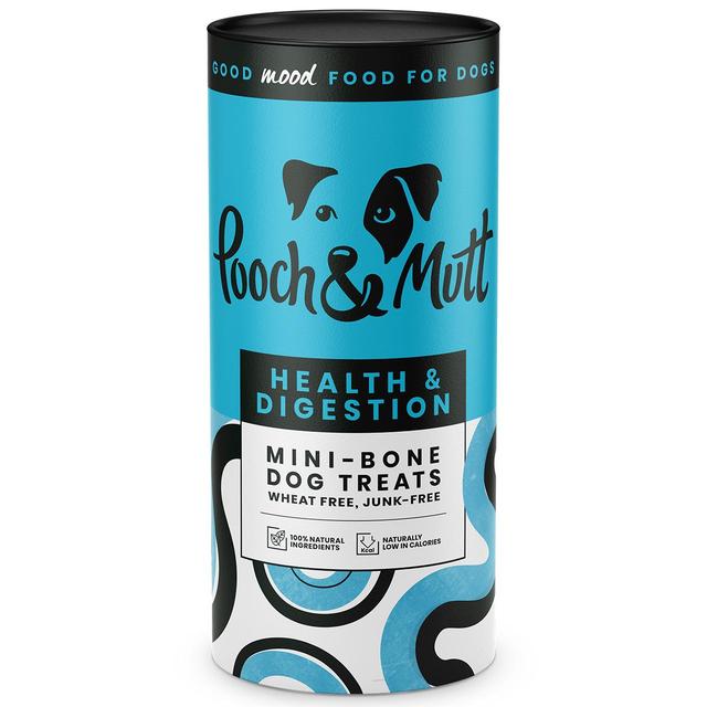 Pooch & Mutt Health & Digestion Mini Bone Dog Treats, 125g