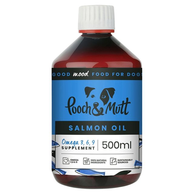 Pooch & Mutt Salmon Oil for Dogs and Cats, 500ml