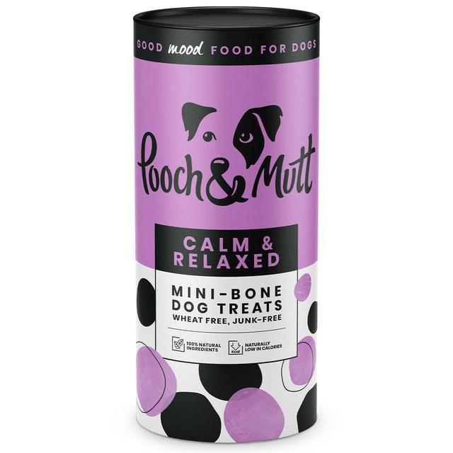 Pooch & Mutt Calm & Relaxed Mini Bone Dog Treats, 125g