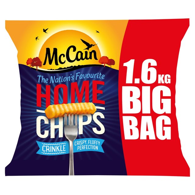 McCain Home Chips Crinkle Cut, 1.6kg