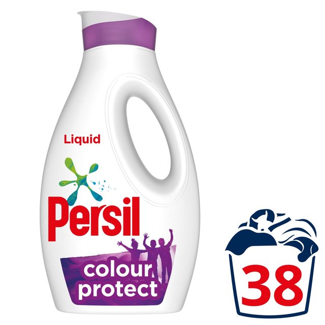 Persil Laundry Washing Liquid Detergent Colour 38 Wash, 1.026L