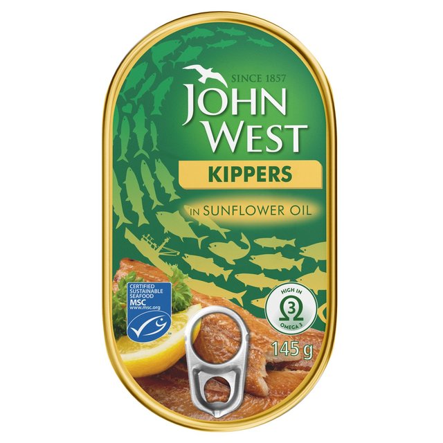 John West Kippers Brisling In Sunflower Oil, 145g