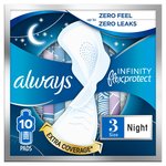 Always Sanitary Towels Infinity Night (Size 3) Wings