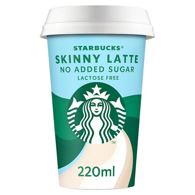 Starbucks Skinny Latte Lactose Free Iced Coffee, 220ml