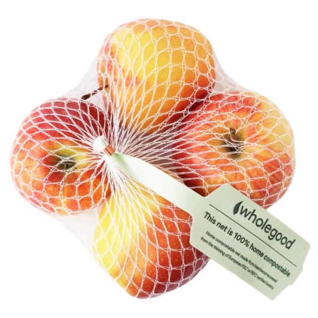 Wholegood Seasonal Organic Apples, 6 Per Pack