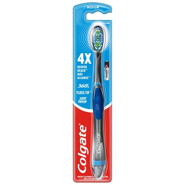 Colgate 360 Floss Tip Sonic Power Toothbrush, One Size