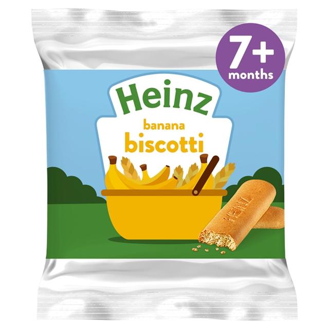 Heinz Banana Biscotti Baby Food Snacks 7+ Months, 60g