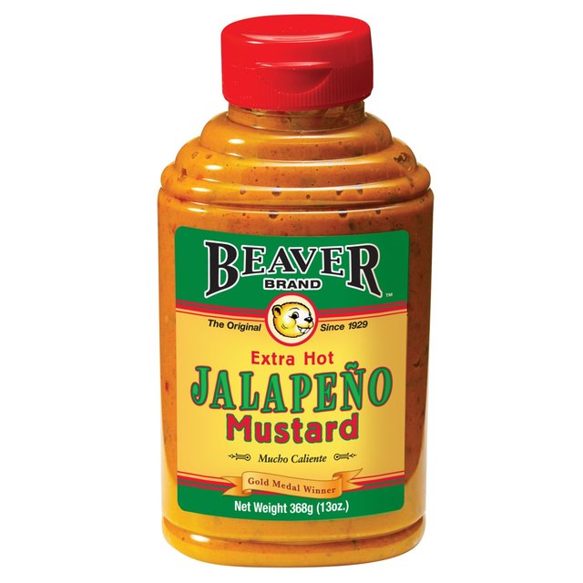 Beaver Hot Jalapeno Mustard, 368g