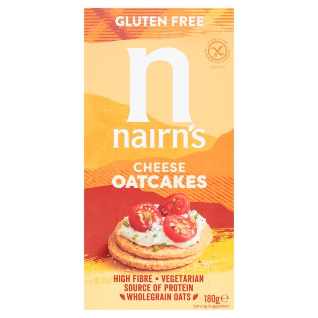 Nairn’s Gluten Free Cheese Oatcakes, 180g