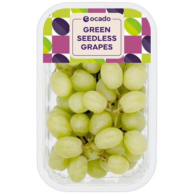 Ocado Green Seedless Grapes, 500g