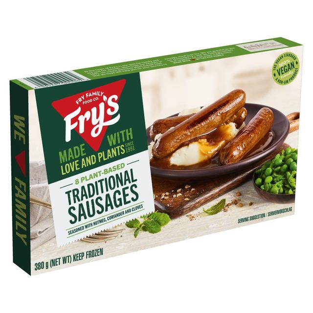 Fry’s Traditional Vegan Sausages Frozen, 380g