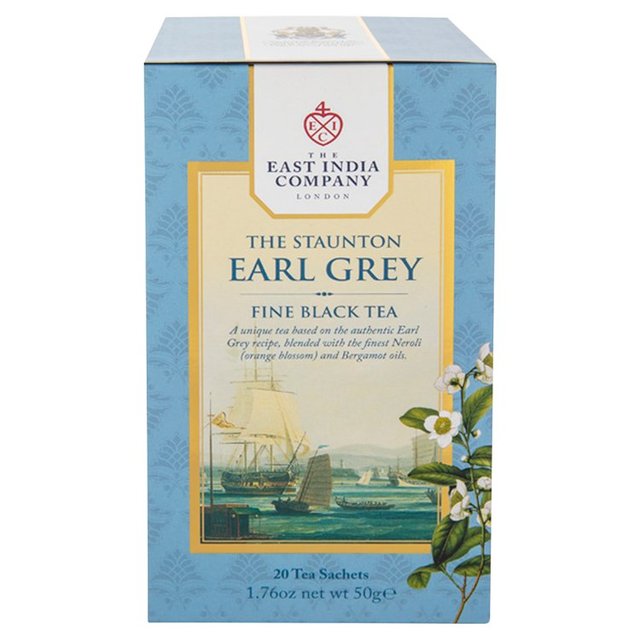 The East India Company Staunton Earl Grey Tea Sachets, 20 Per Pack