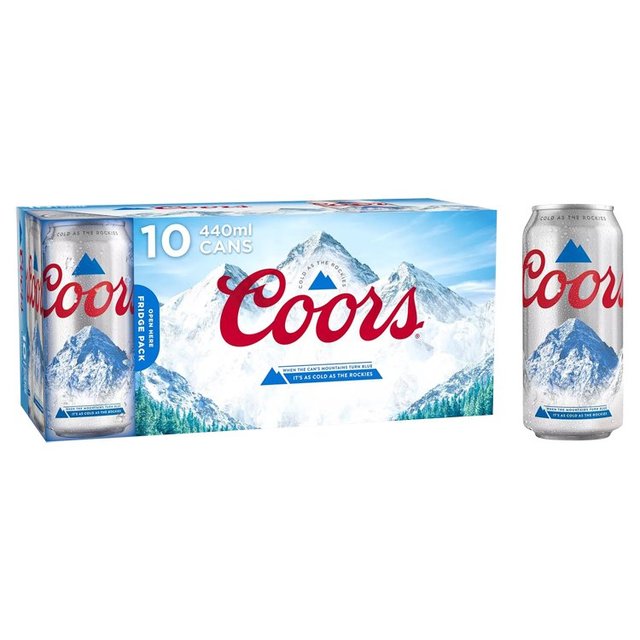 Coors Light Coors Lager, 10 x 440ml